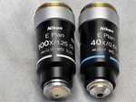 Nikon Plan Microscope Objectives For Eclipse E200 40X 100X. Fixed Price $275.00.