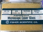 Boxes Fisher Microscope Slide Cover Slip Glass No. Cat. 12545H 45X50MM. Fixed Price $40.00.