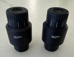 Pair Zeiss 10X21 Widefield Microscope Eyepieces 30MM (part# 455042). Fixed Price $139.00.