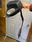 Vintage Electrix Magnifier Lamps 7122/7268 Swing-arm Lights Glass Dad Desk. Fixed Price $83.00.
