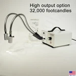 Fostec 20500 Ace Illuminator + High Output Option Dual Fiber Optic Lenses. Fixed Price $301.00.