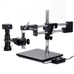 Amscope H800 0.7X-5X Zoom Led Microscope W 2-ARM Boom Stand+ 18MP Camera Usb 3.0. Fixed Price $1360.99.