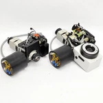 (lot Of 2) Leica Wetzlar 036-085.021NR Orbot Vertical Illuminators With Motors. Fixed Price $199.99.