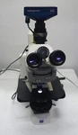 Zeiss SCOPE.A1 Led Fluorescence Microscope W 10X, 40X, 100X, Axiocam Mrm. Fixed Price $7599.00.