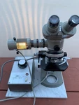 Olympus Mf Metallurgical Microscope W/ Power Supply. Fixed Price $299.00.