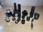 Uzman DCM300 3MP USB2 Microscope Camera With Edmund 10X Objective Lot. Fixed Price $250.00.