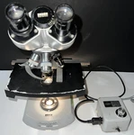 Vintage Carl Zeiss Standard 14 Microscope With Objectives & Lamp Power Control. Fixed Price $185.92.