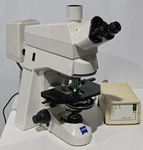 Zeiss Axioskop 40 Pol Trinocular Fluorescence Microscope. Fixed Price $7495.00.