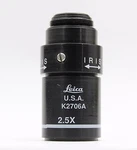 Leica 2.5X 0.0625 /- Plan Achro Iris Macro Microscope Objective Rms K2706A. Fixed Price $129.99.