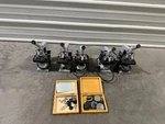 Lot Of 5 Lomo P-111 Monocular Microscopes With CT-12 Stage. Fixed Price $499.99.