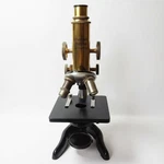 Ernst Leitz Wetzlar Brass Microscope With Case & Objective Vintage. Fixed Price $379.00.