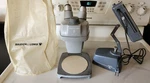 Bausch & Lomb Vintage Gray 0.7X 3X Microscope Cat. #31-33-36 Light 8 Watts. Fixed Price $100.00.