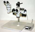 Wild Heerbrugg Table Top Operating Surgical Microscope, Model M650 Camera Mount. Fixed Price $4250.00.