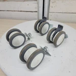 Set 4 Hospital Bed Casters 2 Locking Non Twin Wheel 7/16 Stem. Fixed Price $34.99.
