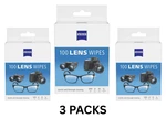Zeiss Gentle And Thorough Cleaning Eyeglass Lens Cleaner Wipes, 100 Count 3 Pack. Fixed Price $14.50.