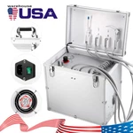 Portable Dental Delivery Unit Syringe Suction Turbine Air Compressor 4HOLES. Fixed Price $439.12.