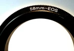 58MM Macro Close-up Reverse Lens Adapter Ring For Canon Eos Ef Mount Cameras T7I. Fixed Price $15.92.
