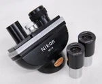 Nikon S-kt Skt Microscope Head B W/ 2 Hk W10X Eyepieces. Fixed Price $54.95.