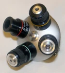 Set Of Celestron 44345 Lens 20/0.40, S40/0.65, 4/0.10, 10/025 DIN35 Rms. Fixed Price $34.99.