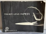 Fisher Scientific Book Of (100) 8" X 6" Lens Paper Sheets, 11-995. Fixed Price $10.00.
