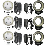 144 Led Bulbs Microscope Ring Light Illuminator Lamp Adjustable Plug White. Fixed Price $99.99.