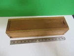 Antique Ernst Leitz Small Empty Wood Box Microscope Part As Pictured Q9-A-54. Fixed Price $79.00.