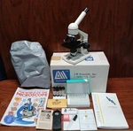 Vintage Lw Scientific Microscope Usborne Science Experiments Book Set 1989. Fixed Price $75.00.