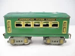 American Flyer 1213 Pullman Tutone Green Prewar Gauge X7726. Fixed Price $30.00.