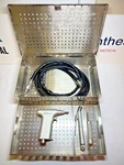 Zimmer Hall 100 Pneumatic Driver 5053-13 W/ Sagittal Saw 5053-11 & Hose 5052-10. Fixed Price $550.00.