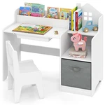 Kids Table And Chair Set, Toddler Art Craft Play Wood Activity Desk With Chai.... Fixed Price $145.81.