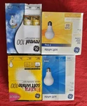 New Ge 100W Extra Soft White Reveal 3-WAY Light Bulbs A19 Nos 14 Pcs Total. Fixed Price $99.99.