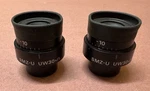 Pair Of Nikon Smz-u UW30X/7 Microscope Eyepieces 30MM. Fixed Price $349.00.