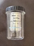 Nikon Lu Plan Elwd 50X / 0.55 Microscope Objective Lens Used (japan). Fixed Price $800.00.
