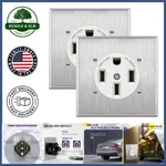 Industrial Grade Amp 250V Outlet With Wall Plate For Electric Applications. Fixed Price $44.40.