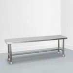 Metro GB1672S Stainless Steel Gowning Bench, X 18. Fixed Price $639.36.