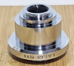 Leica 541537 Hc 0.63X : 2/3" = 17.5 C-mount Microscope Camera Adapter. Fixed Price $239.20.