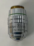 Nikon Plan Apo 20X/0.75 160/0.17 Microscope Objective. Fixed Price $150.00.