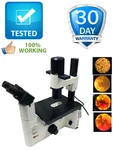 Leica Leitz Il Inverted Microscope W/ 4 Objectives Phase Contrast Phaco 1A. Fixed Price $999.99.