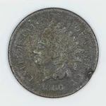 Early American Bronze 1866 Indian Head Cent 1C Coin Z766.1. Fixed Price $36.01.