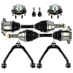 Front Control Arm + Wheel Hub Bearing Cv Axle Shaft For 1999-06 Gmc Sierra 1500. Fixed Price $269.99.