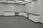 15' X 17 Fisher American Laboratory Design Cabinets / Stock E1-067. Fixed Price $12480.00.