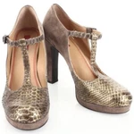 5/48 X Nordstrom Platform Snake Embossed Leather Mary Janes. Fixed Price $30.00.