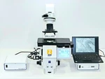 Zeiss Axio Observer Z1 Motorized Microscope With Laptop Camera And Light Source. Fixed Price $10045.55.