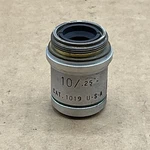 Ao American Optical Microscope Objective 10X Plan Achro 10/.25 CAT#1019. Fixed Price $16.99.