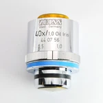 Zeiss 40X Plan Apochromat Oil Immersion Objective Lens NA1.0 W-iris 44-07-56. Fixed Price $1249.00.