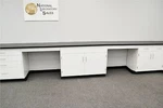 Fisher American 22' X 15' Laboratory Cabinets Counetrtops & Desk /E2-209. Fixed Price $14430.00.