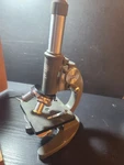 Bushnell 90-5040 Microscope With Original Wood Box, Key And Locking Plate. Fixed Price $95.00.