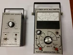 Math Associates Fiber Optic Multimeter S-1800 &S-1850 Light Source Free Shipping. Fixed Price $40.00.