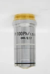 Leica 100PH/1.25 Oil /0.17 (1753) Phase Planachromat Microscope Objective. Fixed Price $199.00.