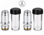 2-PACK Amscope 100X Oil Immersion Microscope Objective Lens 1.25 160/0.17. Fixed Price $79.94.